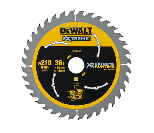 DeWalt Cirkelzaagblad - 210 x 30 x 36t