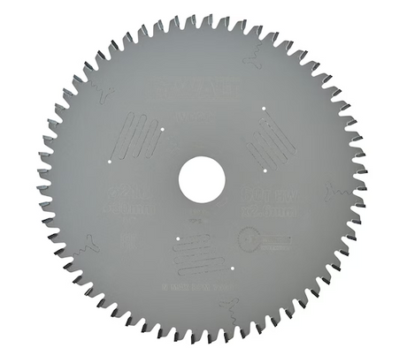 DeWalt Cirkelzaagblad 216x30mm 60T ATB Fijn afwerking