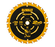DeWalt Extreme Cirkelzaagblad - 184 x 16 x 24T - Hout (Met nagels)