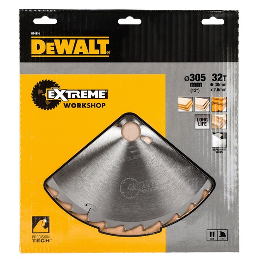 DeWalt Extreme Cirkelzaagblad - 305 x 30 x 32T - Hout / Laminaat