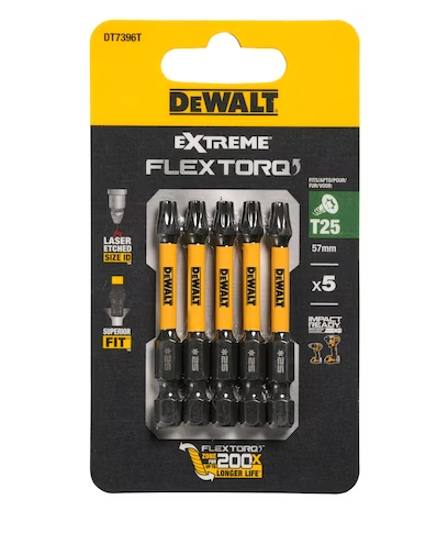 DeWalt Extreme impact Schroefbits - Torx - T25 x 50mm