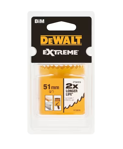 DeWalt Gatenzaag 2x BiM Ø51mm Zaagdiepte 40mm