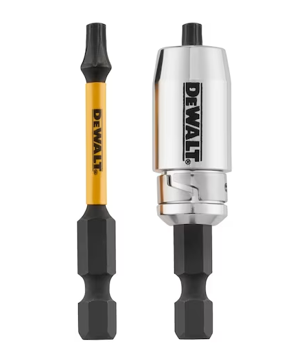 DeWalt Impact Schroefbits 2 x T20 en Magnetisch Screwlock Omhulsel