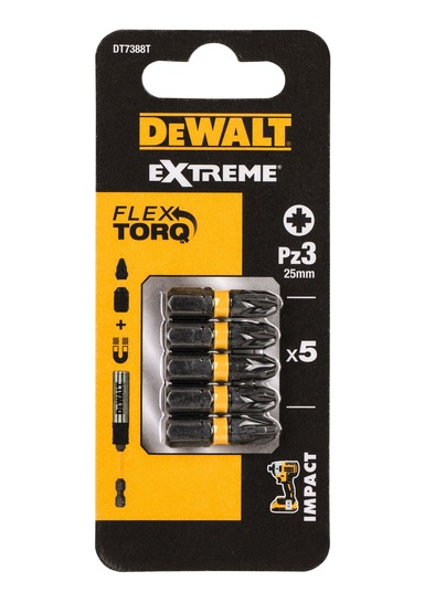 DeWalt Impact Torsion Bits 25mm Pz3