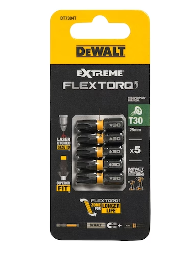 DeWalt Impact Torsion Bits 25mm Torx T30