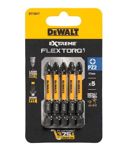 DeWalt Impact Torsion Schroefbit 50mm Pz2