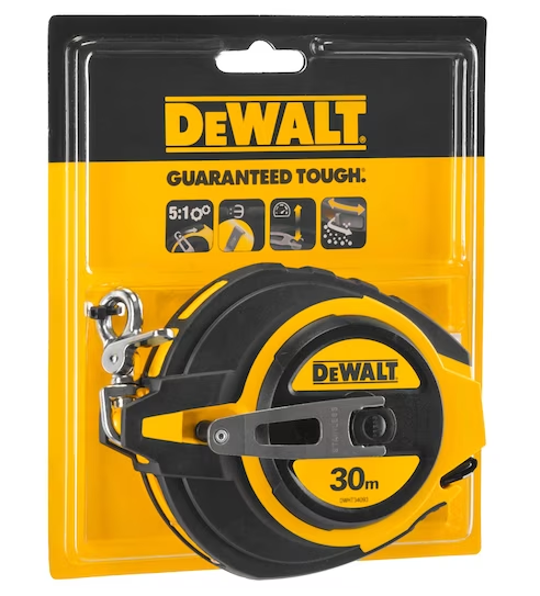 DeWalt Landmeter - 9,5mm gesloten kast