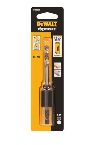 DeWalt Quick Change adapter voor gatenzagen 32mm-210mm met 10mm centreerboor