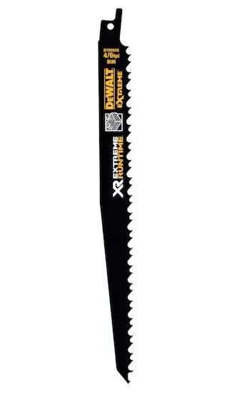 DeWalt Reciprozaagblad - 230mm - Hout met spijkers