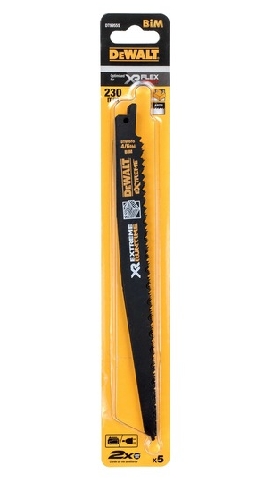 DeWalt Reciprozaagblad - 230mm - Hout met spijkers