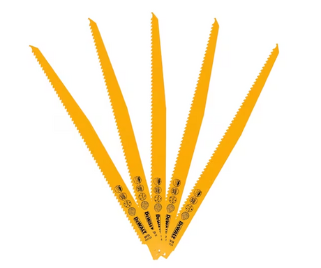 DeWalt Reciprozaagblad - 305 x 4,2mm - Hout/Kunststof (5st)