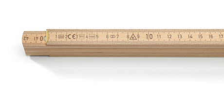 Duimstok Blokmeter Naturel B 3500