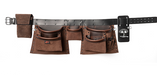 Eltee CAL-D3 Dubbele Gereedschapsgordel Leder
