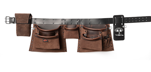 Eltee CAL-D3 Dubbele Gereedschapsgordel Leder