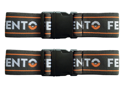 Fento Set Elastieken met clip voor Fento Kniebeschermer