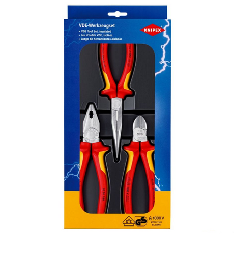 Knipex Tangen set 3-delig VDE 1000V