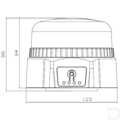 Kramp Led Zwaailamp Magnetisch Oplaadbaar