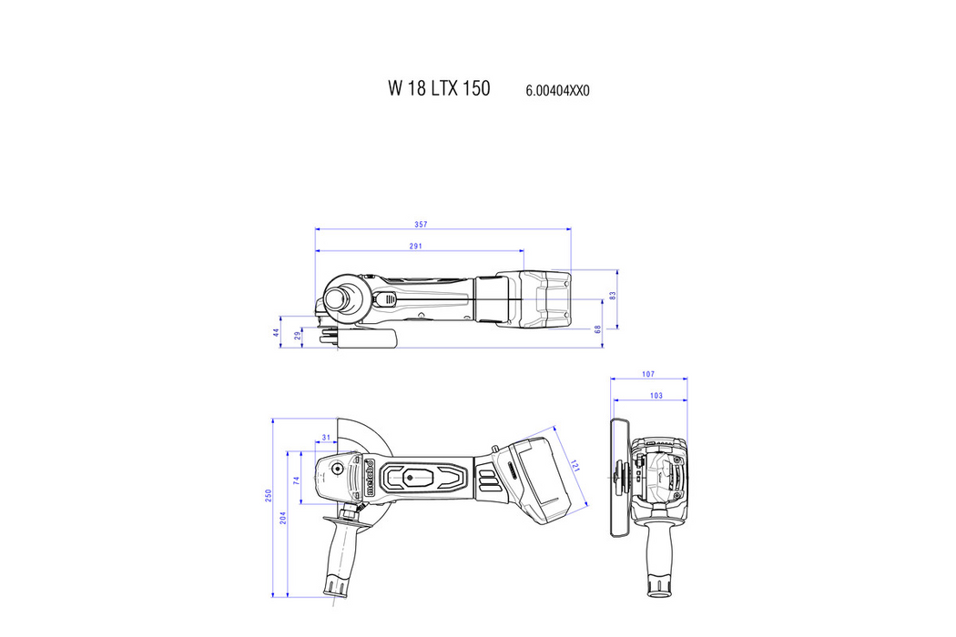 Metabo Accu-Slijper W18 LTX 150 Quick