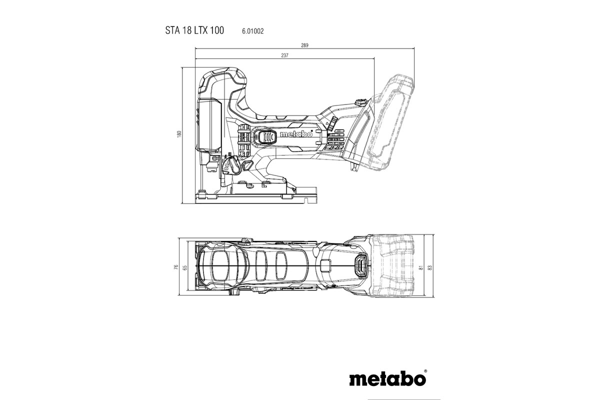 Metabo STA 18 LTX Accu-Decoupeerzaag