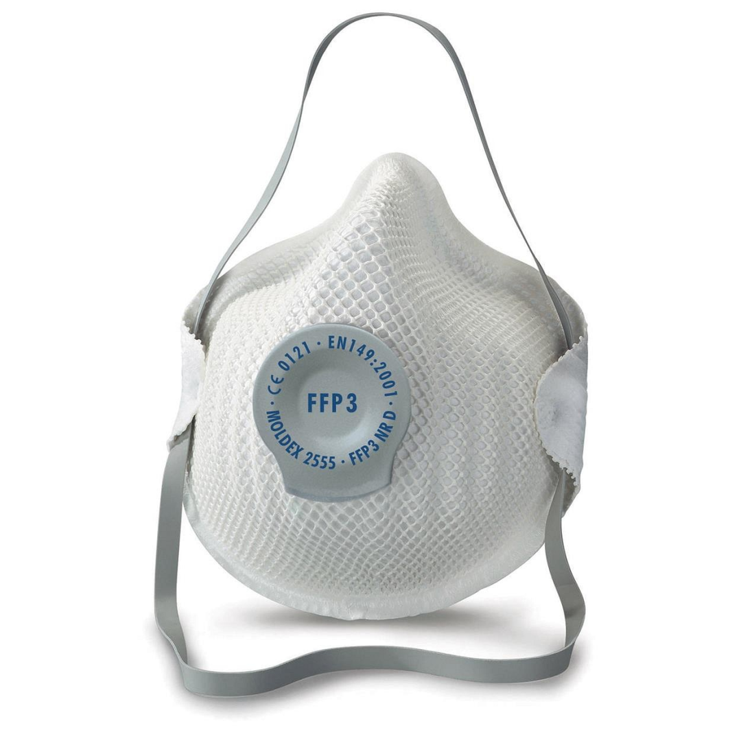Moldex 255501 stofmasker FFP3 met uitademventiel 1st.