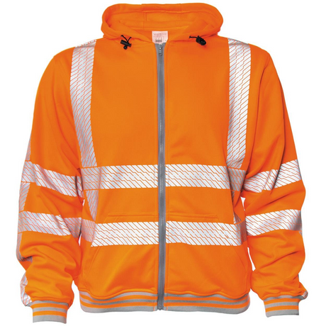 Oxxa X-Viz Cap 6230 Hooded Sweater met Rits