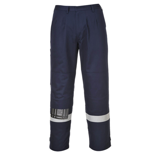 Portwest H444 Hi-Vis Klassieke Tweekleuren Regenbroek, Geel/Marine, Grootte L Portwest H444 Hi-Vis Klassieke Tweekleuren Regenbroek, Geel/Marine, Grootte L