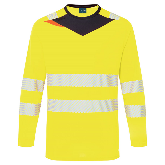Portwest DX4 Long Sleeve Hi-Vis T-shirt