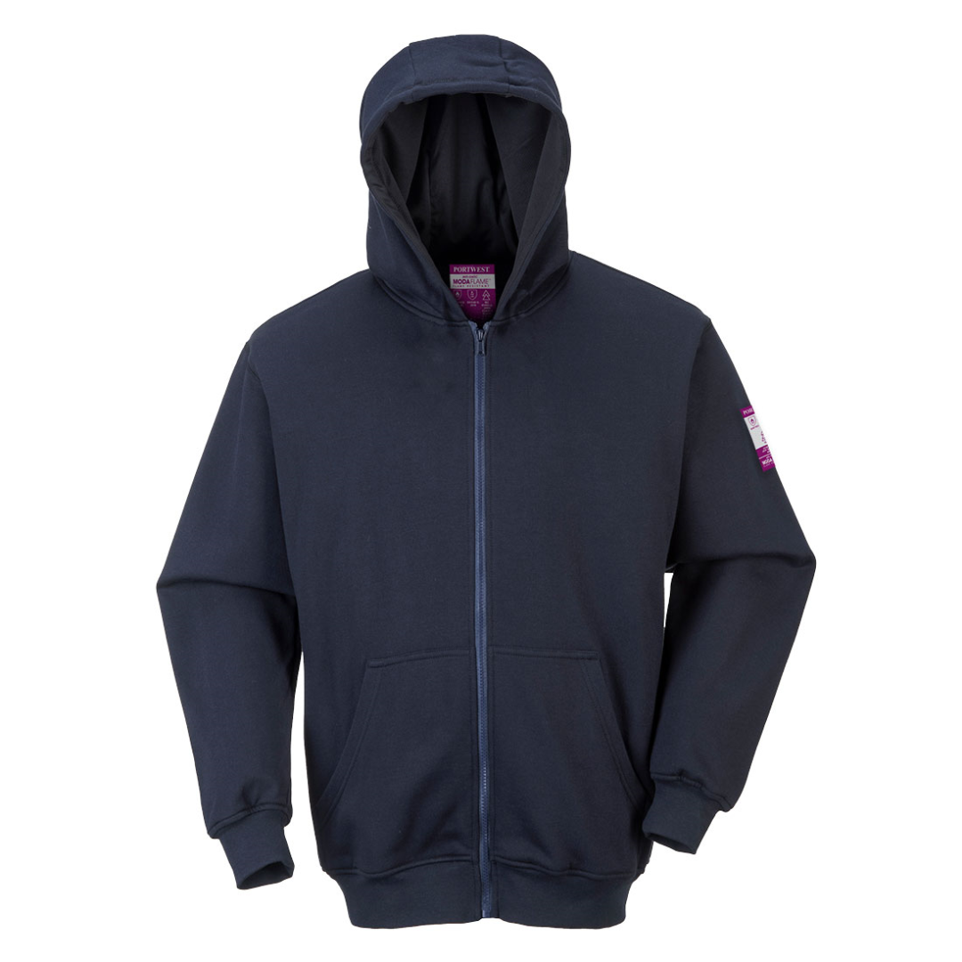 Portwest FR Sweatshirt met Rits en Capuchon