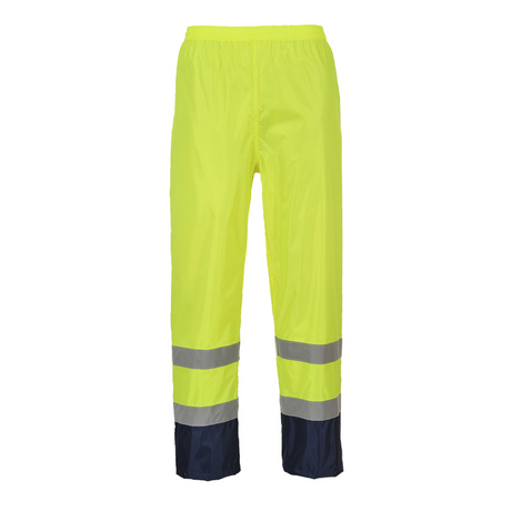Portwest Hi-Vis Klassieke Tweekleuren Regenbroek