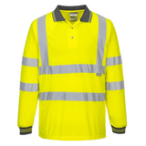Portwest Hi-vis Lange Mouwen Poloshirt