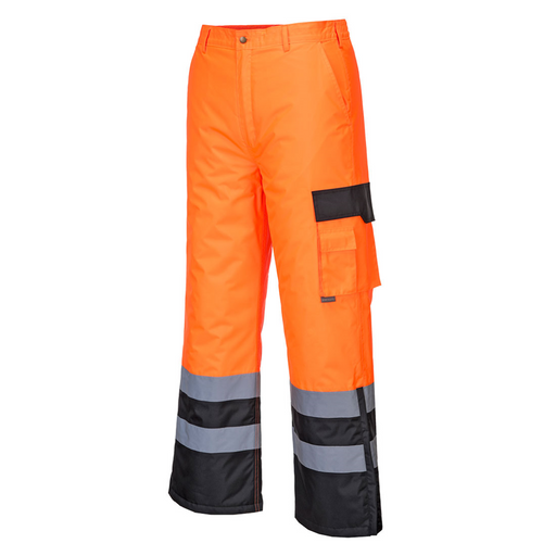 Portwest Hi-vis Lined Contrast Werkbroek