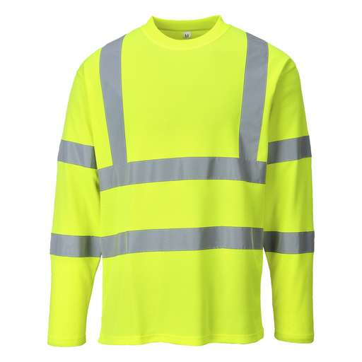 Portwest Hi-Vis T-shirt met Lange Mouwen
