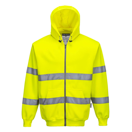 Portwest Hi-Vis Zip Front Hoodie