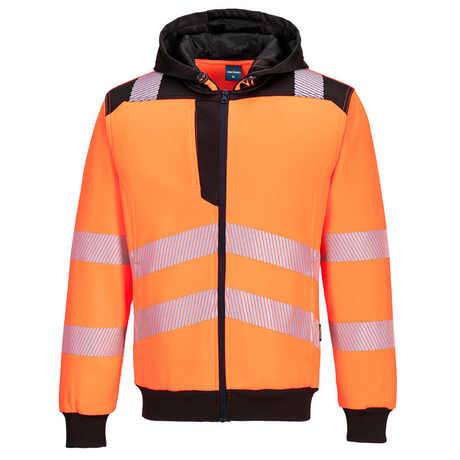 Portwest Hi-Vis Zip Front Hoodie