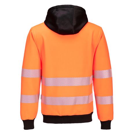 Portwest Hi-Vis Zip Front Hoodie