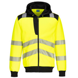 Portwest Hi-Vis Zip Front Hoodie