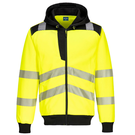 Portwest Hi-Vis Zip Front Hoodie