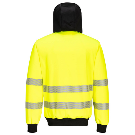 Portwest Hi-Vis Zip Front Hoodie