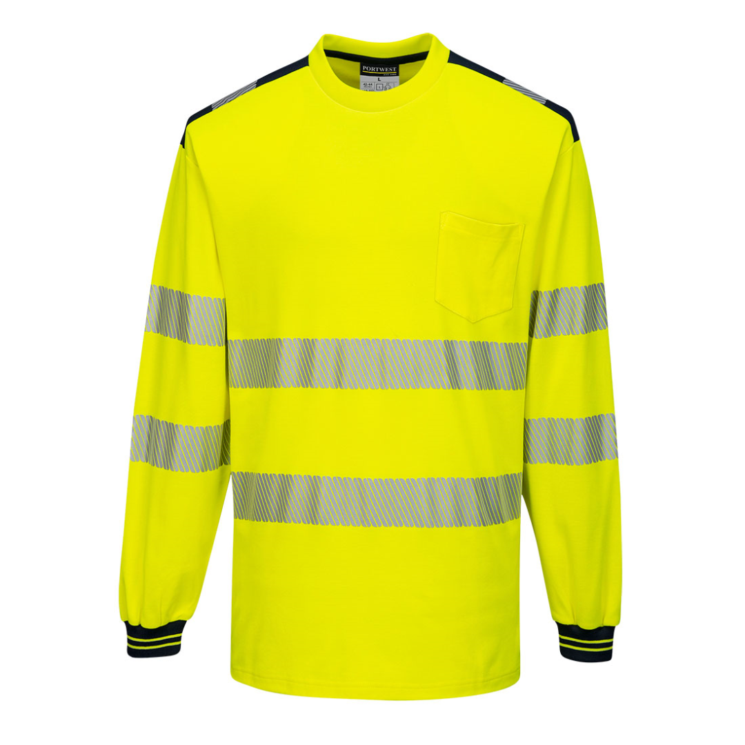 Portwest PW3 Hi-vis T-shirt met lange mouwen