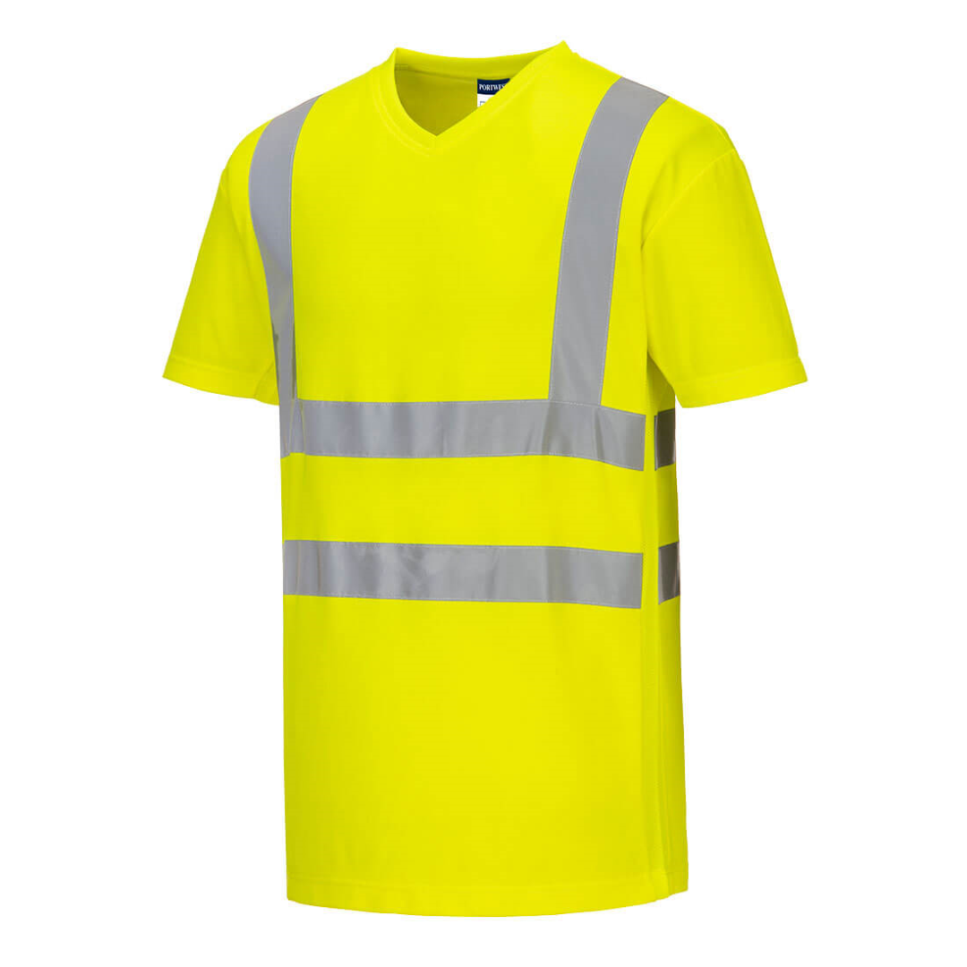 Portwest T-shirt met Mesh en V-hals