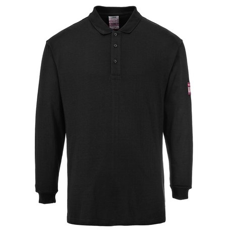 Portwest Vlamvertragende Antistatische Lange Mouw Polo Shirt