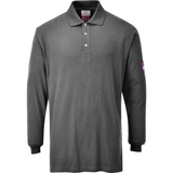 Portwest Vlamvertragende Antistatische Lange Mouw Polo Shirt