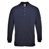 Portwest Vlamvertragende Antistatische Lange Mouw Polo Shirt