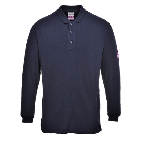 Portwest Vlamvertragende Antistatische Lange Mouw Polo Shirt