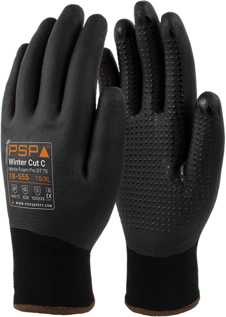 PSP 18-555 Winter Cut C Nitrile Foam Pro Handschoenen