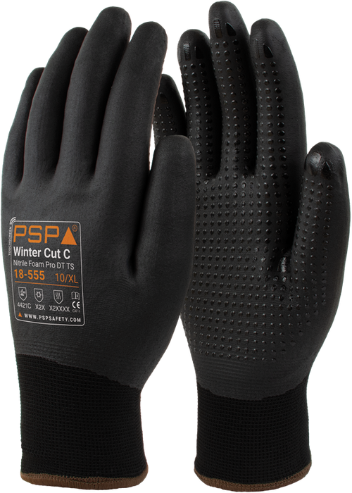 PSP 18-555 Winter Cut C Nitrile Foam Pro Handschoenen