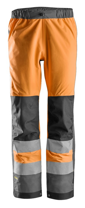 Snickers AllroundWork High-Vis Waterproof Shell Broek Klasse 2