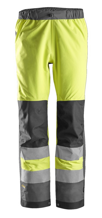Snickers AllroundWork High-Vis Waterproof Shell Broek Klasse 2