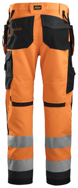 Snickers AllroundWork, High-Vis Werkbroek+ met Holsterzakken, Klasse 2