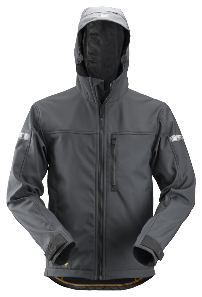 Snickers AllroundWork Softshell Jack met Capuchon